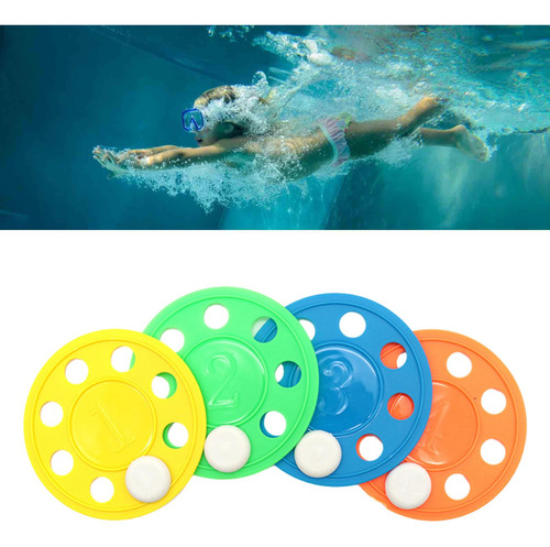 5 Set De Discos De Buceo Para Piscina, Juguetes Estilo A