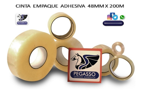 Imagen 5 de 10 de Cinta Adhesiva Impresa Delicado Sellado 48mmx200mt