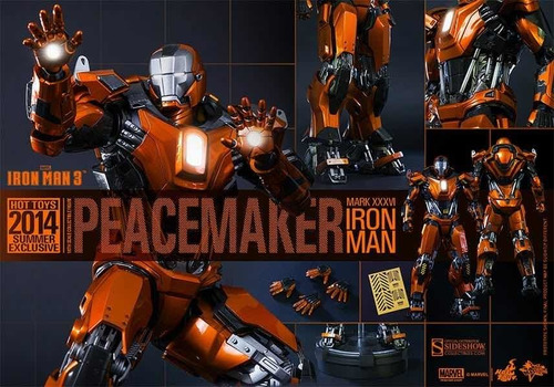 Peacemaker Mark Xxxvi Hot Toys Iron Man 3 Tony Stark
