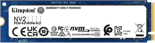 Disco Solido Ssd 1tb M.2 Kingston Snv2s/1000g Nvme Pcie 4.0
