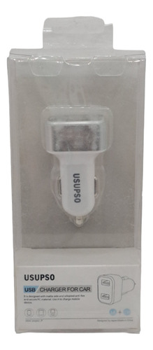 Cargador Para Carro Carga Rapida 2 Puertos Usb