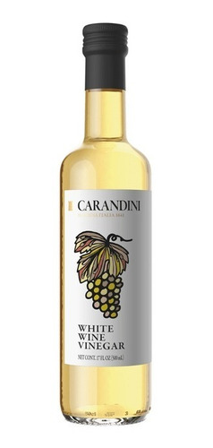Vinagre De Vino Blanco 500 Ml - Carandini