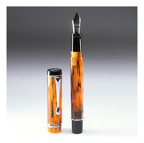 Conklin Duragraph Amber Fountain Pen, Med Nib (ck71342)