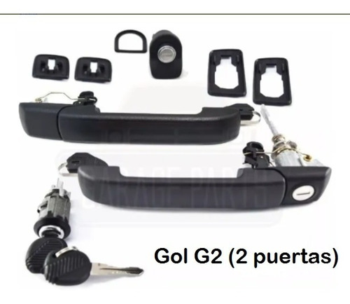 Kit Manijas Puertas, Ignición, Maletero Gol G2 (dos Puertas)