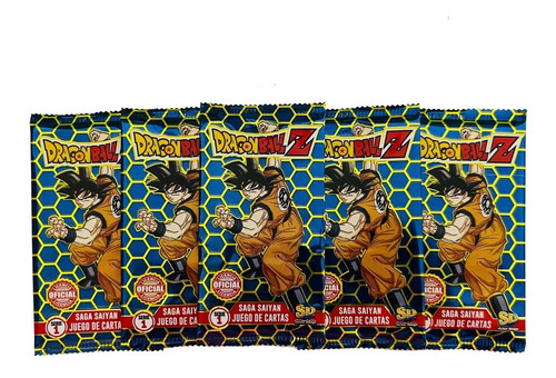 Dragon Ball Z Cartas Serie 1 Saga Saiyan- Pack Por 40 Sobres