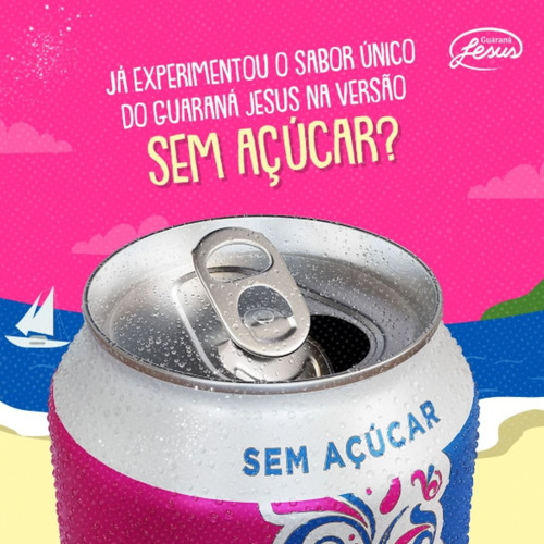 Refrigerante Guaraná Jesus Zero Pack Com 18 Unidades 350 Ml