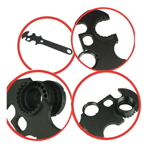 Imagen 6 de 7 de Herramienta Para Arme Y Desarme Llave De Ar15 M4 M16