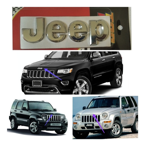 Emblema Jeep Letras