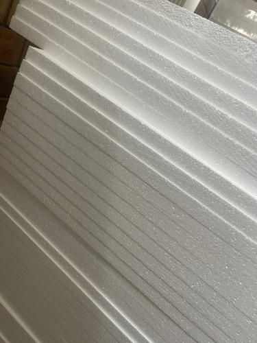 Poliestireno Blanco 1.22m X 61cm X 2cm Incluye 7 Piezas