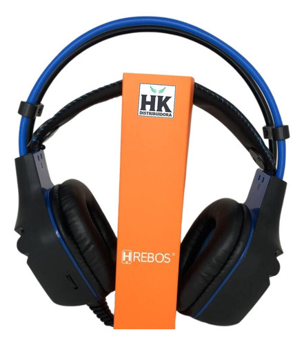 Fone De Ouvido Gamer Headset Hrebos Hs-805 Luz Led