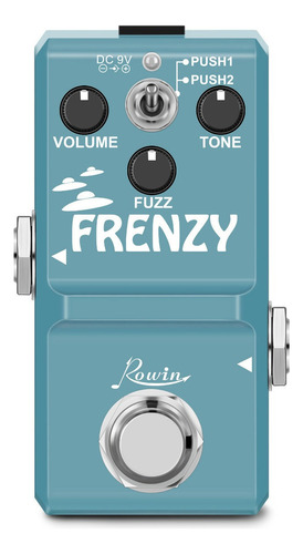 Aa Pedal De Miniguitarra Rowin Ln-322 Frenzy Classic Fuzz