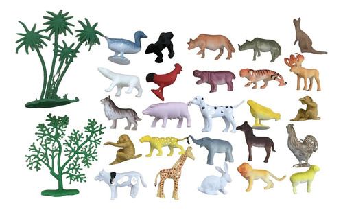 Figuras Maqueta Animales X 25 Unidades