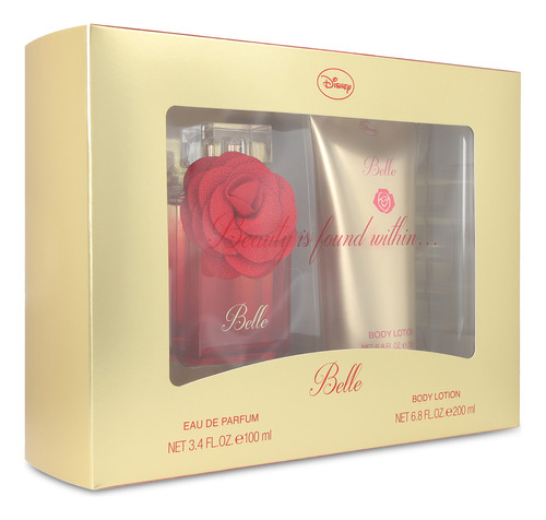 Set Disney Bella 2pzs 100ml Edp Spray/ Body Lotion 200ml