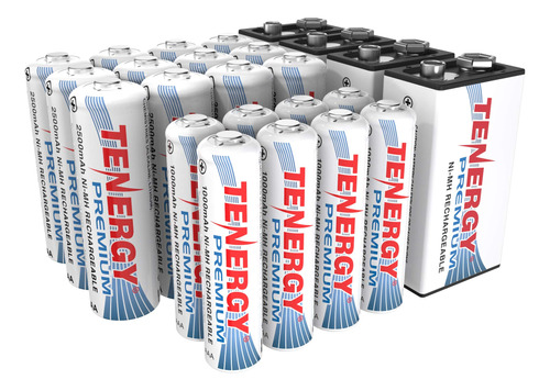 Tenergy Premium - Batera Recargable Nimh De Alta Capacidad,