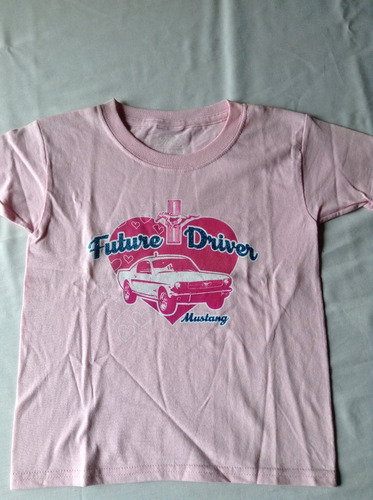 Franela Mustang Original Niñas (t-shirt Mustang) Talla L 4-6