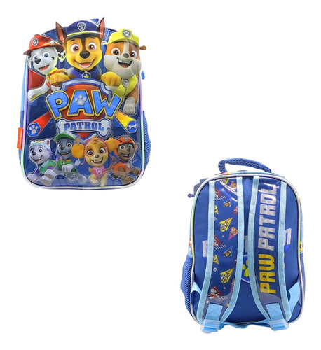 Mochila Jardín Paw Patrol Licencia Original