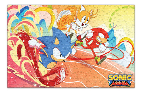 Quebra-cabeça Personalizado Sonic Mania 165 Peças