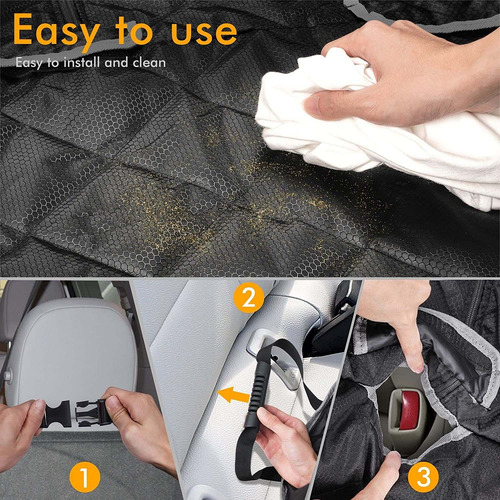 Bronzeman 100% Waterproof Bench Car Seat Cover Protector - S