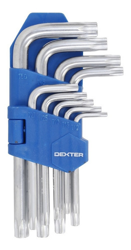 Jogo De Chave Torx T10 A T50 9 Peças Dexter