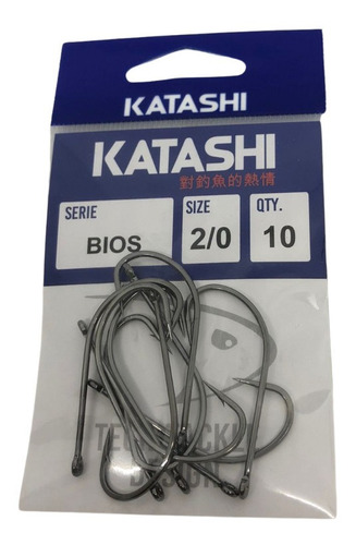 Anzuelos Katashi Bios 2/0 X10u  Pesca Variada Dorado