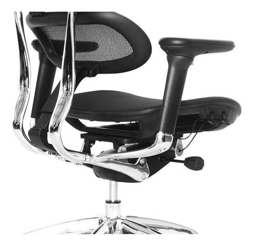 Imagen 5 de 5 de Silla De Oficina Premium Juan De Acosta Base Cromo Lujo