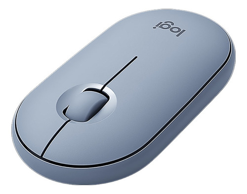 Logitech Pebble M350 Wireless Mouse - Blue Grey