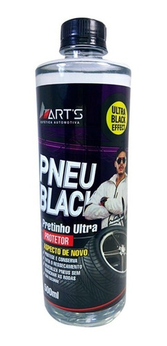 Pneu Pretinho Black Não Mancha Rodas Hart's By Hungria