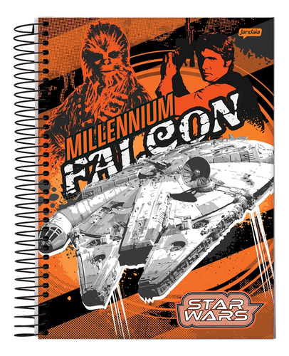 Caderno Star Wars 10 Matérias Univ. Espiral Jandaia Capa 4