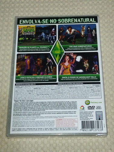 The Sims 3 Sobrenatural Expansão Pc Lacrado