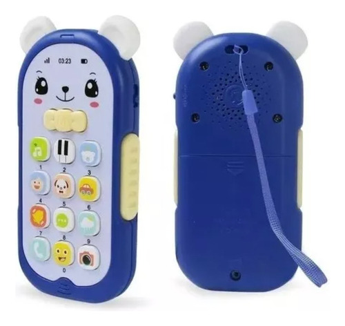 Celular Juguete Musical Luminoso Para Bebé Niños Firme