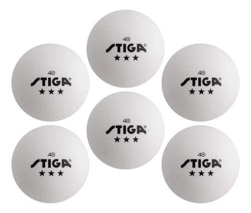 Pelotas De Ping Pong 3 Estrellas Tamaño Oficial Paquete De 6