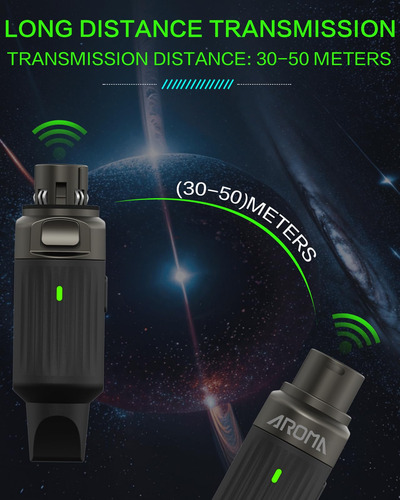 Micrófono Inalámbrico Ulumac Aroma Arc2 Uhf 7 Canales 165 Pi