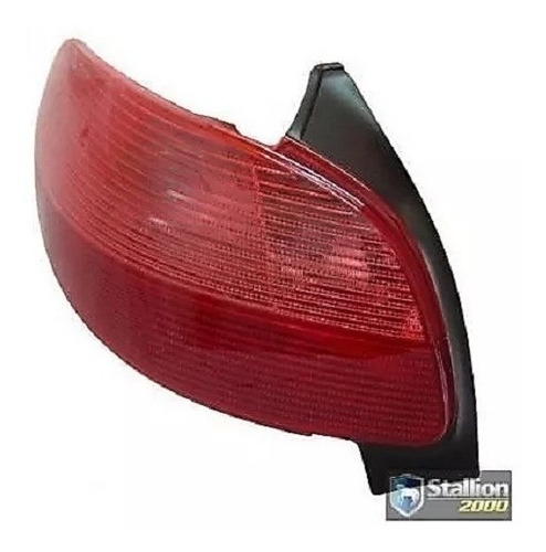Lanterna Traseira Peugeot 206 98 A 03 Vermelha Rubi