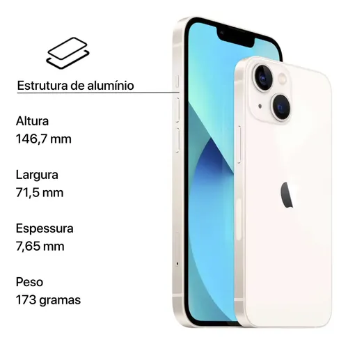 Apple Iphone 13 (128g Gb) Original Menor Preço + Brindes (Novo com