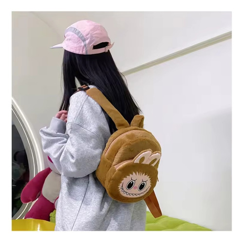 Mochila Labubu Monstruo Peluche