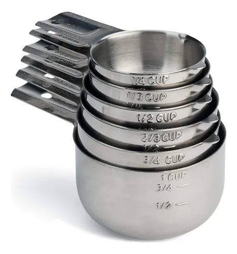 Juego De Tazas Medidoras De Acero Inoxidable Hudson Essen Cuotas juego-de-tazas-medidoras-de-acero-inoxidable-hudson-essen-cuotas