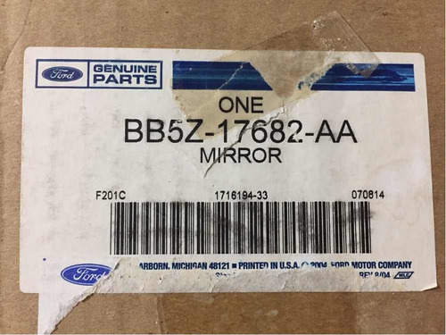 Retrovisor Derecho Ford Explorer Motor 3.5 Xlt 2012 Original