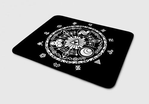 Mousepad Legend Of Zelda Triforce Mod 4 Geek Cor Branco