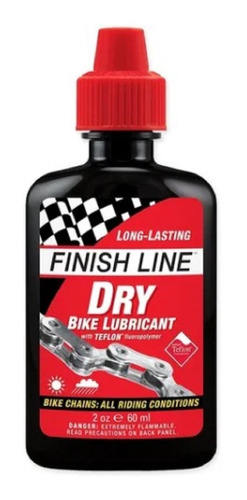 Lubricante Finish Line Seco Con Teflón 2oz Bicicleta