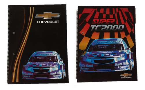 Cuaderno Universitario Espiral Autos Chevrolet Tc2000 A4
