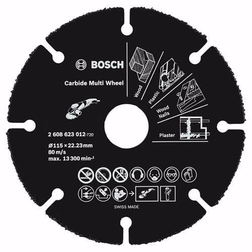Disco De Corte Para Madera Multiprposito Bosch 4.5pulgadas