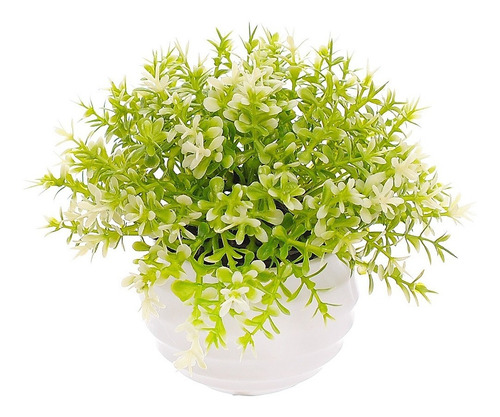 Imagem 5 de 5 de Kit Com 4 Vasos De Flores Artificiais Decorativas 10 Cm