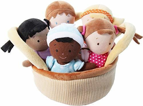 Títeres - Basket Of Buddies 8  Plush Diversity Dolls - Set O