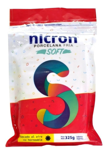 Porcelana Fria Nicron Soft 325 Gramos Pack X 20 Unidades