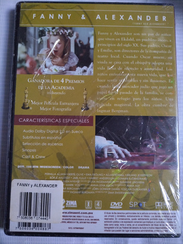 Fanny Y Alexander Película Dvd Original Cerrado Nuevo. (Usado)