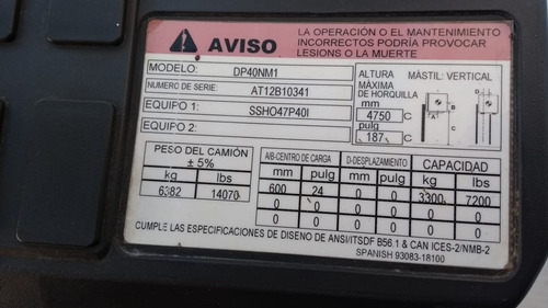 Imagen 7 de 10 de Caterpillar Cat Dp40nm1