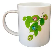 Comprar Taza De Plastico Hojas Verdes Mariquitas De Colores