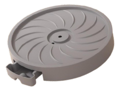 Soporte Rodante Para Con Ruedas, Base De 43cm X 6,5cm Gris