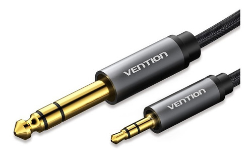 Vention Cabo Audio P10 6.5mm X P2 3.5mm 2m 2 Metros Blindado