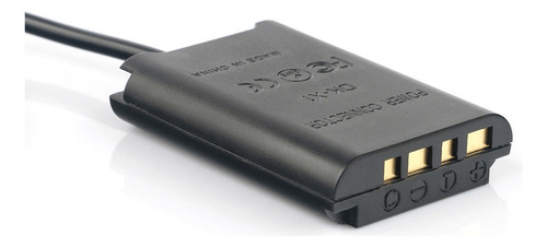 Adaptador Dummy Pd Dk-x1 Bateria Sony Np-bx1 Espiral Usb-c Cor Preto